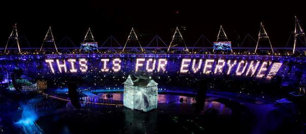This is for Everyone - 2012 Olympics opening ceremony - enlarge